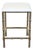 Metal Faux Bamboo Counter Stool For Sale