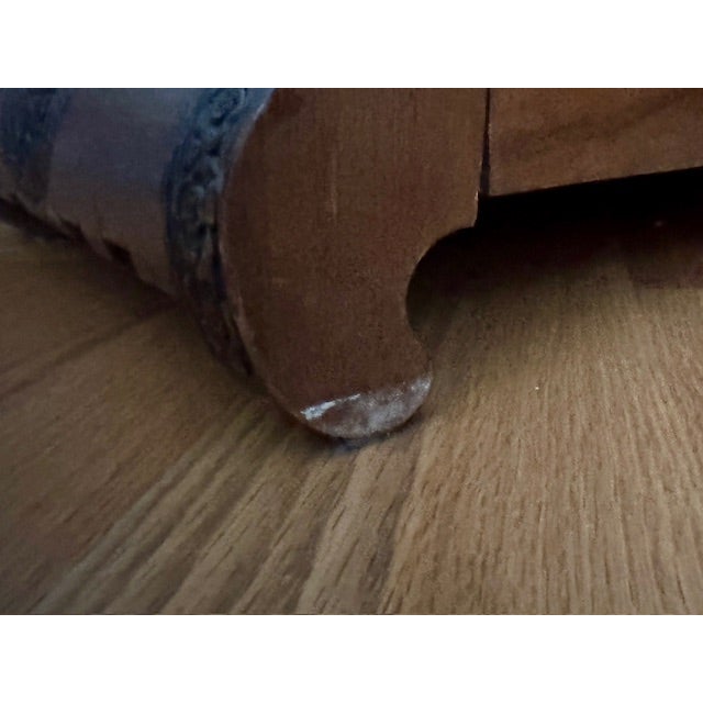 Vintage Medium Asian Hand-Carved Camphor Wood Chest With Brass Hardware For Sale - Image 14 of 15