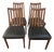 Mid-Century Danish Modern Teak G-Plan Set 4 Teak Dining Chairs 1970s For Sale