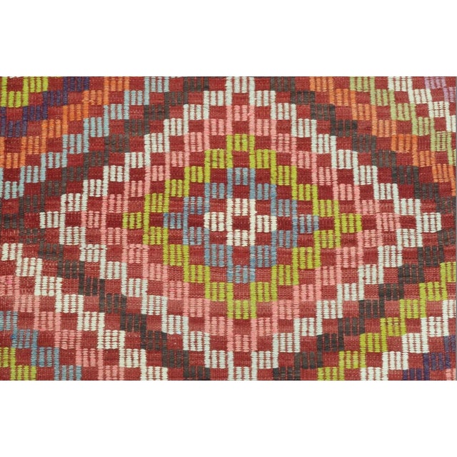 1960s Vintage Turkish Barak Kilim Rug - 65"x122" For Sale - Image 5 of 12