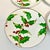 2000 - 2009 2001 Americana Hollywood Regency Restoration Hardware Holly Berry Salad Plates - Set of 6, Christmas For Sale - Image 5 of 15