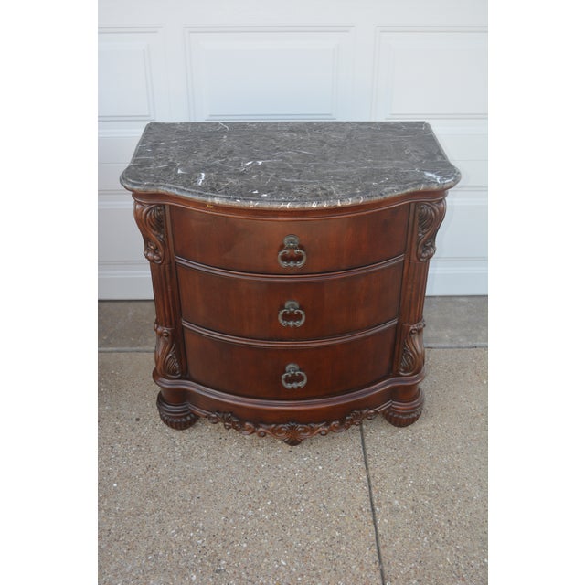 1980s Collezione Europa Cherry Nightstands a Pair Chairish