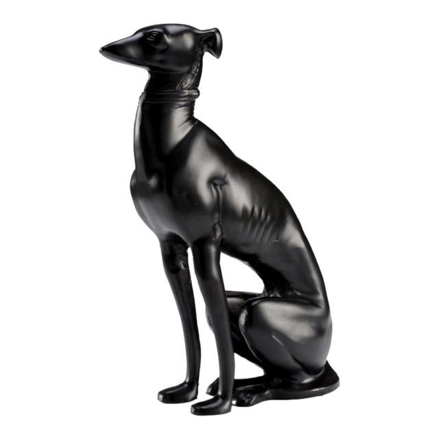 Wildwood Bono Black Dog Statue For Sale