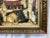 Mid-Century Modern Mid-Century Impasto Oil Painting, Expressionist Village Street Scene, Signed Lopez For Sale - Image 3 of 11