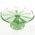 Chartreuse Cake Bowl on Stand from Ząbkowice Glassworks, 1970s For Sale - Image 8 of 10