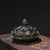Bronze Bronze Lotus Incense Burner With Bud Finial — Gilded Accents, Tripod Form For Sale - Image 8 of 9