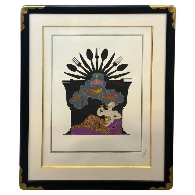 Set of 7 Erté Lithographs of the Seven Deadly Sins, 1982 For Sale - Image 11 of 12