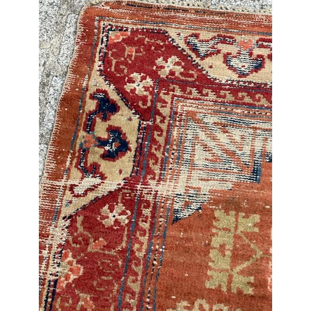 Red Antique Chinese Rug, 1890s For Sale - Image 8 of 18