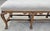 Jerry Pair Queen Anne Linen Walnut Califia Bench For Sale In Miami - Image 6 of 13