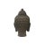 Rustic 10 " Vintage Iron Metal Finish Rustic Buddha Head Display Figure For Sale - Image 3 of 5