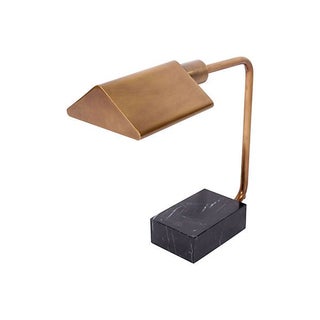 Brass & Marble Lamp by Ralph Lauren For Sale