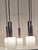 Vintage Five-Light Ceiling Lamp with Chrome-Plated Metal and Glass Shades from Hillebrandt-Leuchten, 1970s For Sale - Image 9 of 10