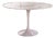 Mid-Century Marble and Fiberglass Tulip Dining Table and Chairs by Eero Saarinen for Knoll International, 1960s, Set of 5 For Sale