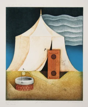 Tighe O'Donoghue, the Winds - Il Sirocco, Etching