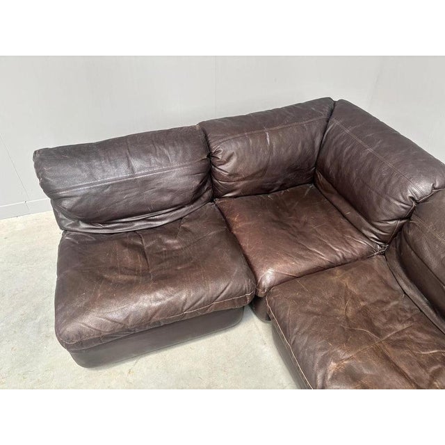 Brown Large Modular Sofa from Rolf Benz, 1970s, Set of 7 For Sale - Image 8 of 18