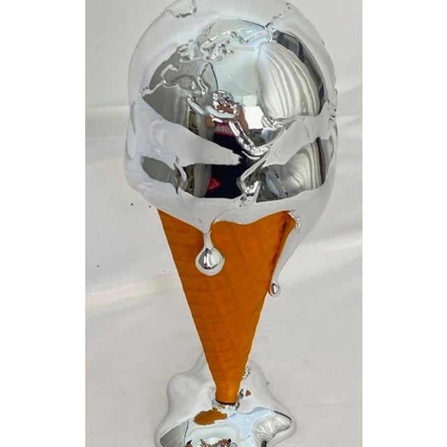 Contemporary Sagrasse, The Last Ice Cream, 2023, Resin and Marble Powder For Sale - Image 3 of 4