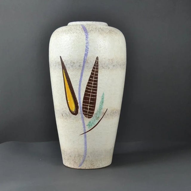 Abstract Floor Vase from Bay Keramik, 1960s For Sale - Image 8 of 8