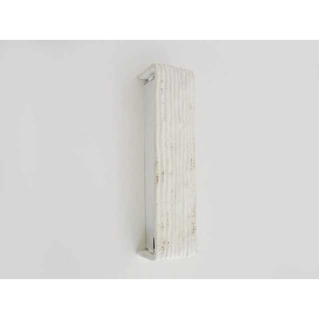 Large Minimalist Terracotta Wall Light from Toscot, Italy For Sale - Image 3 of 9