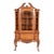 Berkey & Gay Antique Georgian Burled Walnut Breakfront Bookcase Cabinet, Circa 1920s For Sale