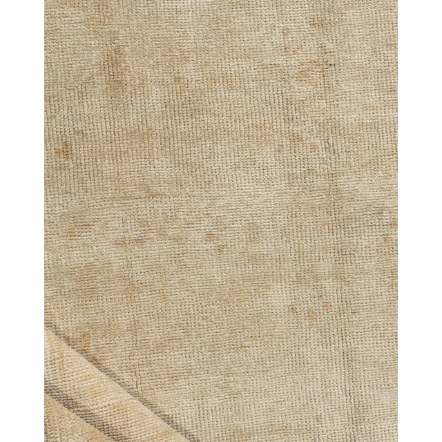 Textile Vintage Circa 1940 Turkish Oushak Rug 4ft 8in X 8ft 9in For Sale - Image 7 of 13