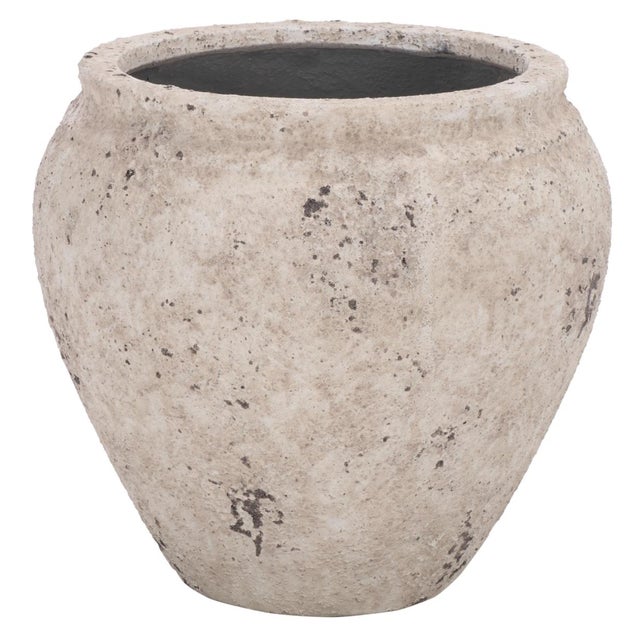 Ramsey Planter Pot, Antique White For Sale In Philadelphia - Image 6 of 6