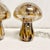 Glass Vintage Italian Boho Chic Murano Hand Blown Vetri Mushroom Lamps - A Pair For Sale - Image 7 of 15