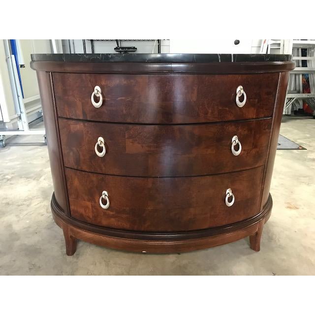 Thomasville Bogart Collection Marble Top Bachelor Chest Chairish