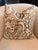 Tailored Taupe & Ivory Paisley Down Pillows - Classic 16” Accent Pair For Sale - Image 4 of 6