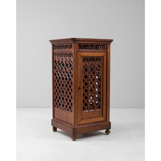 19th Century French Original Patinated Wooden Cabinet For Sale In Greensboro - Image 6 of 18