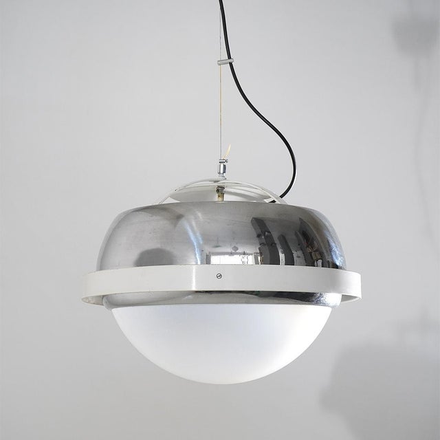 Space Age Chromed Pendant Light, 1970s For Sale - Image 13 of 13