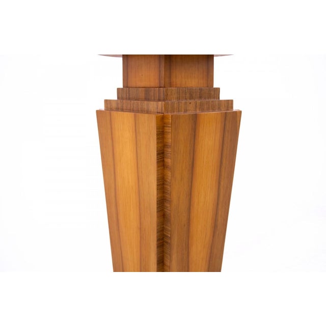 Mid-20th Century Art Deco Pedestals, Poland, 1950s For Sale - Image 10 of 12