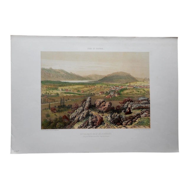 Antique Nice, France Lithograph For Sale