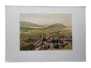 Antique Nice, France Lithograph