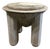 Brutalist Stone Concrete Outdoor Table Pedestal Form For Sale