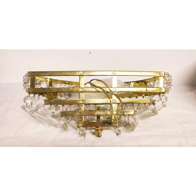 Classic Crystal Wall Lights, France, 1950s, Set of 2 For Sale - Image 18 of 18