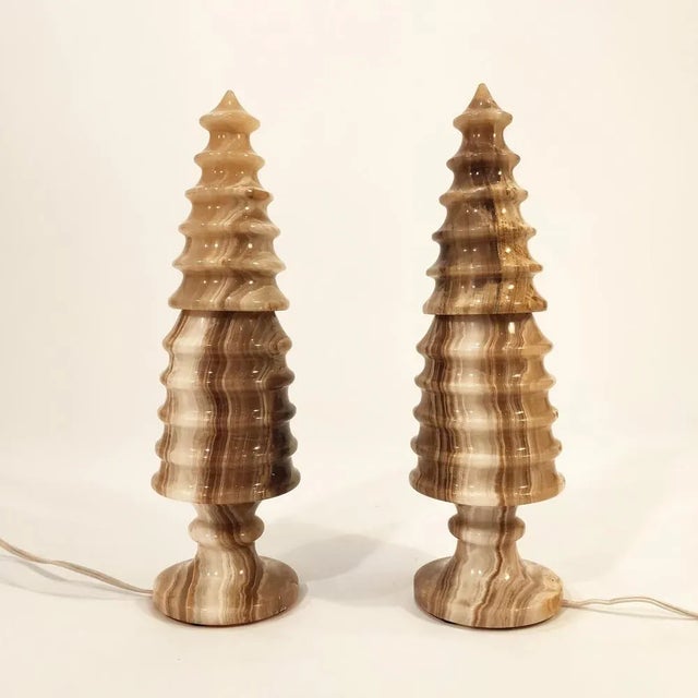 Vintage Italian Table Lamps of Ónix, 1960s, Set of 2 For Sale - Image 13 of 13