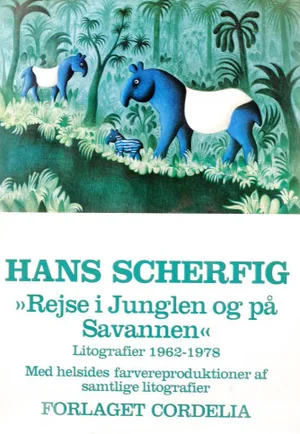 Records Travel in the Jungle and the Savannah by Hans Scherfig, 1960s