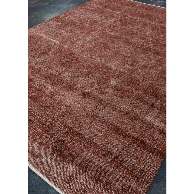 Contemporary Turkish Vintage Rug 7'10" x 10'10" For Sale - Image 3 of 4