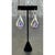 Vintage Sterling Silver Amethyst Drop Earrings For Sale - Image 4 of 12