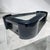 XL Postmodern Glass Black Lacquer Triangular Coffee Table For Sale - Image 4 of 9