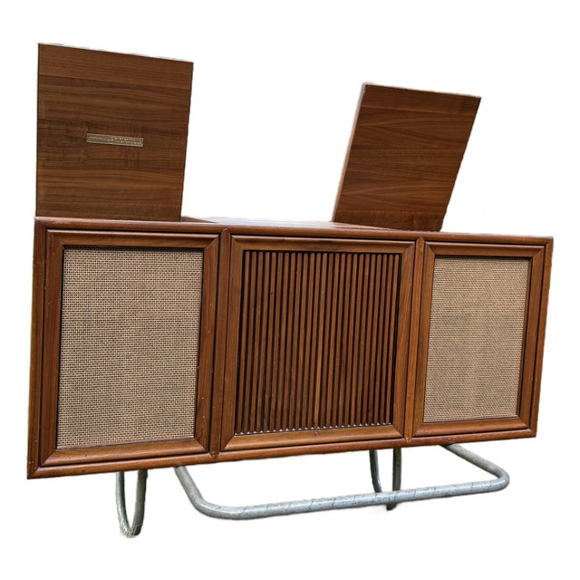 Mid-Century Modern Drexel Declaration Stereo Console For Sale