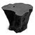 Contemporary Natural Form Black Stump Rustic Modern Stool / Side Table For Sale - Image 3 of 5