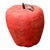 Vintage Monumental Red Painted Plaster Apple For Sale