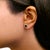 .925 Sterling Silver 1 1/4 Cttw Round Brilliant-Cut Black Diamond Bezel-Set Stud Earrings with Screw Backs, A Pair For Sale - Image 4 of 5
