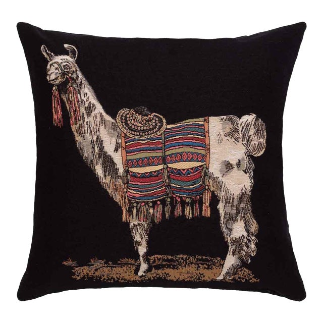 Lima Llama Regular Cushion With Feather Filler - 46x46cm (18"x18") For Sale