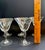 Glass Vintage Willow Moon Champagne Glasses, Set of 7 - By Pioneer - Mid Century Etched Crystal Sparkling Wine Coupes For Sale - Image 7 of 7