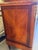 French art deco buffet with red marble top. Lovely ormolu and hardware. The combo of burl and stylized veneer makes this a...