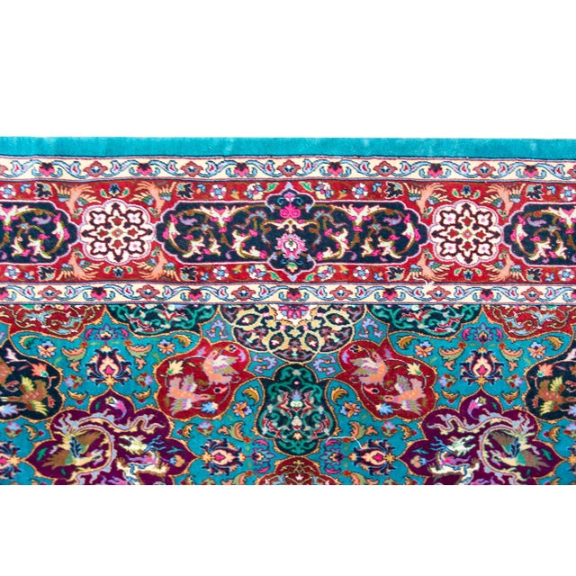 Vintage Persian Tabriz Rug For Sale - Image 15 of 16