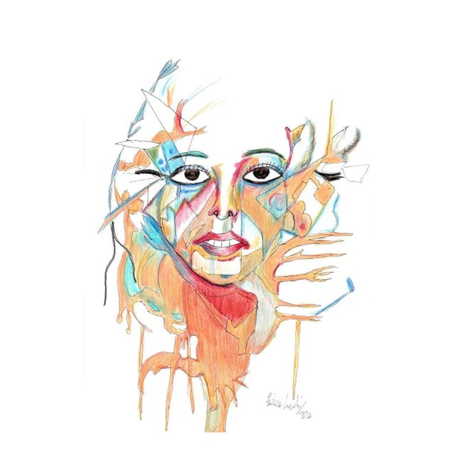 Enrico Josef Cucchi, Pieces of Soul, Drawing, 2020 For Sale