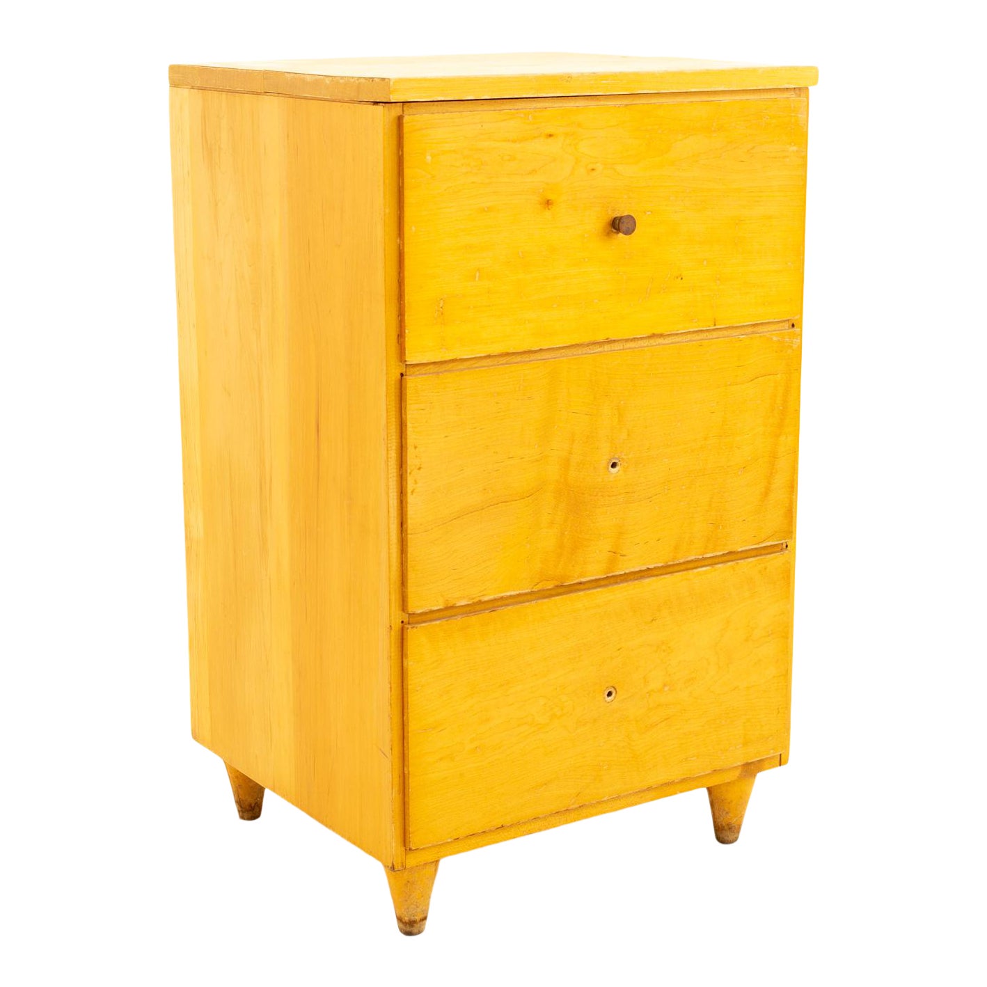 Paul Mccobb Style Mid Century 3 Drawer Nightstand Chairish
